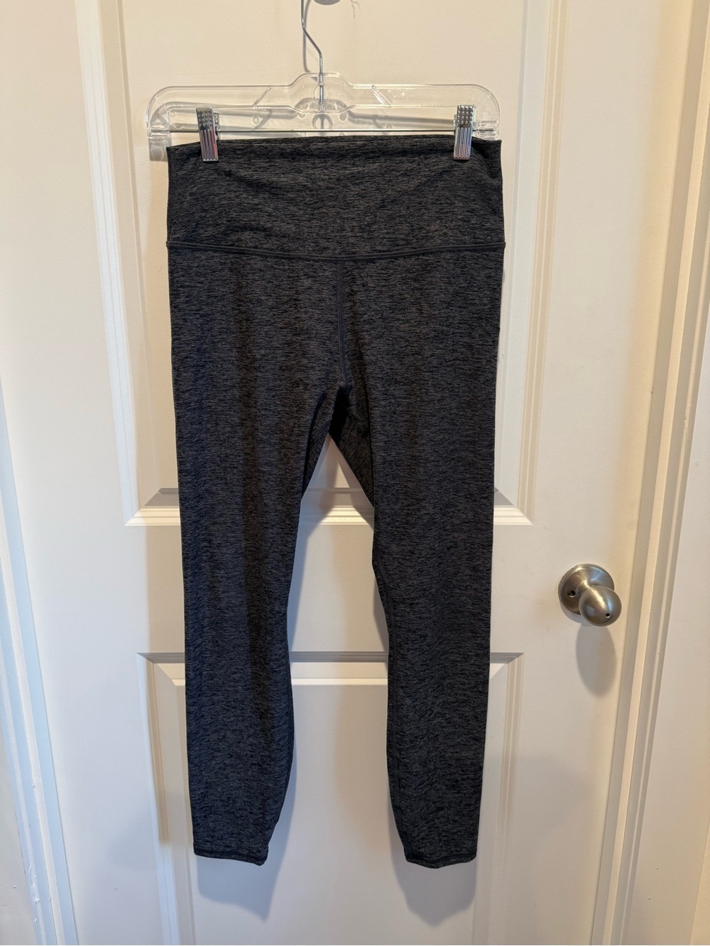 Alo Yoga Heathered Gray High-Waist Full Length Leggings Size M